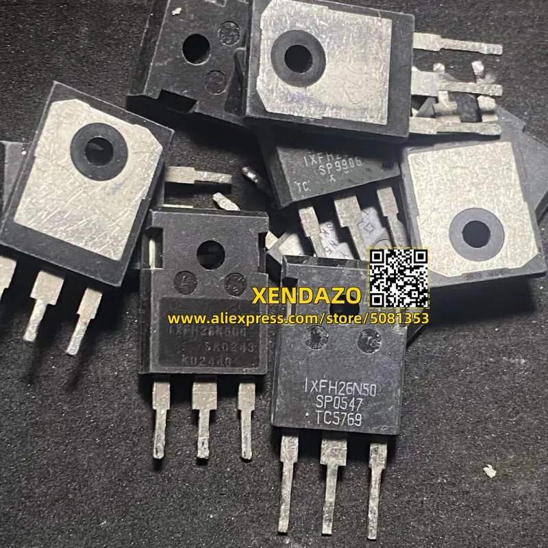 10pieces IXFH26N50 IXFH26N50Q 26N50 26A 500V TO-247 Power MOSFETs Original - 10pcs
