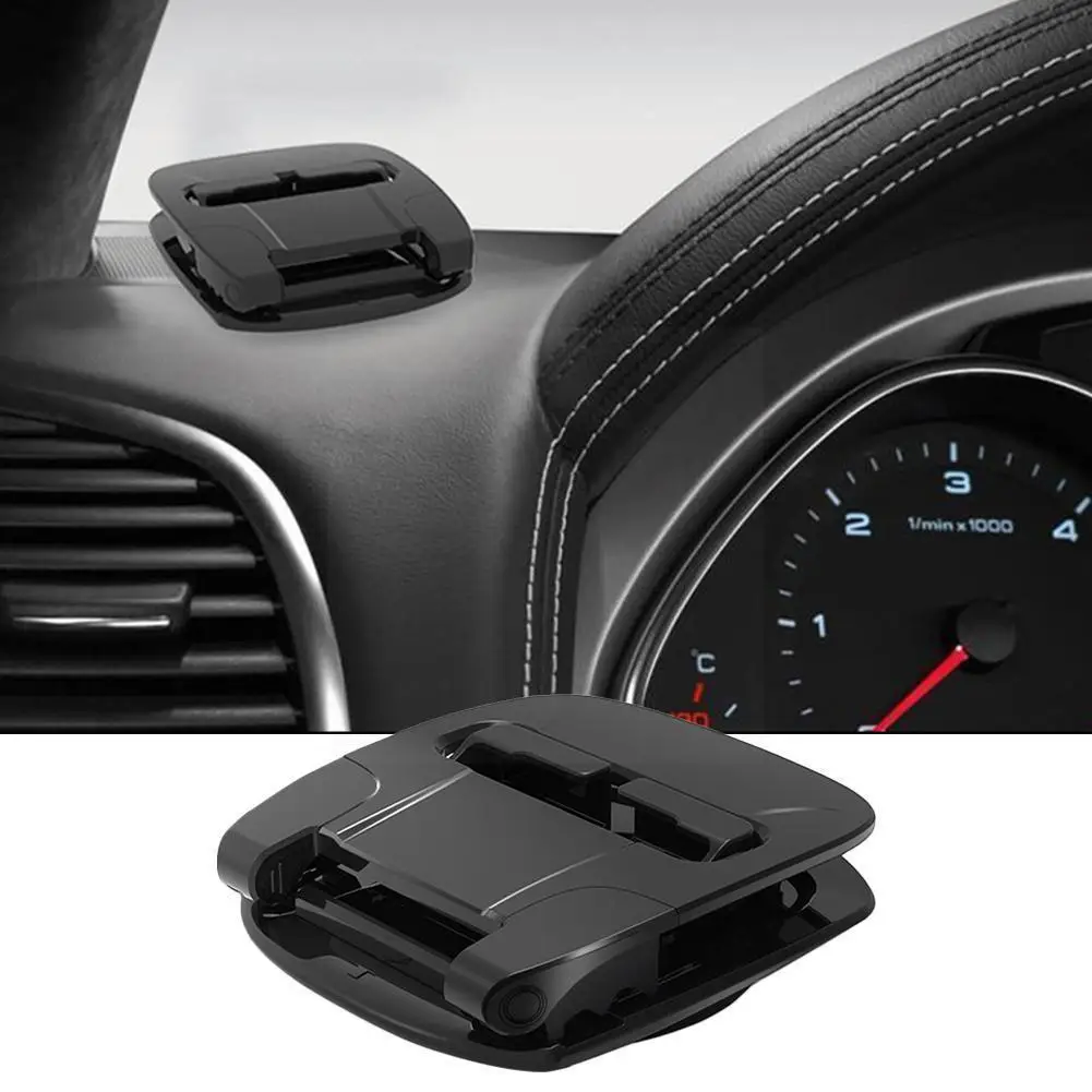 

Car Phone Holder Adjustable 360 Degree Navigation Dashboard Mobile Clip Kickstand Fold Phone In Support Car Holder Car Y0r6