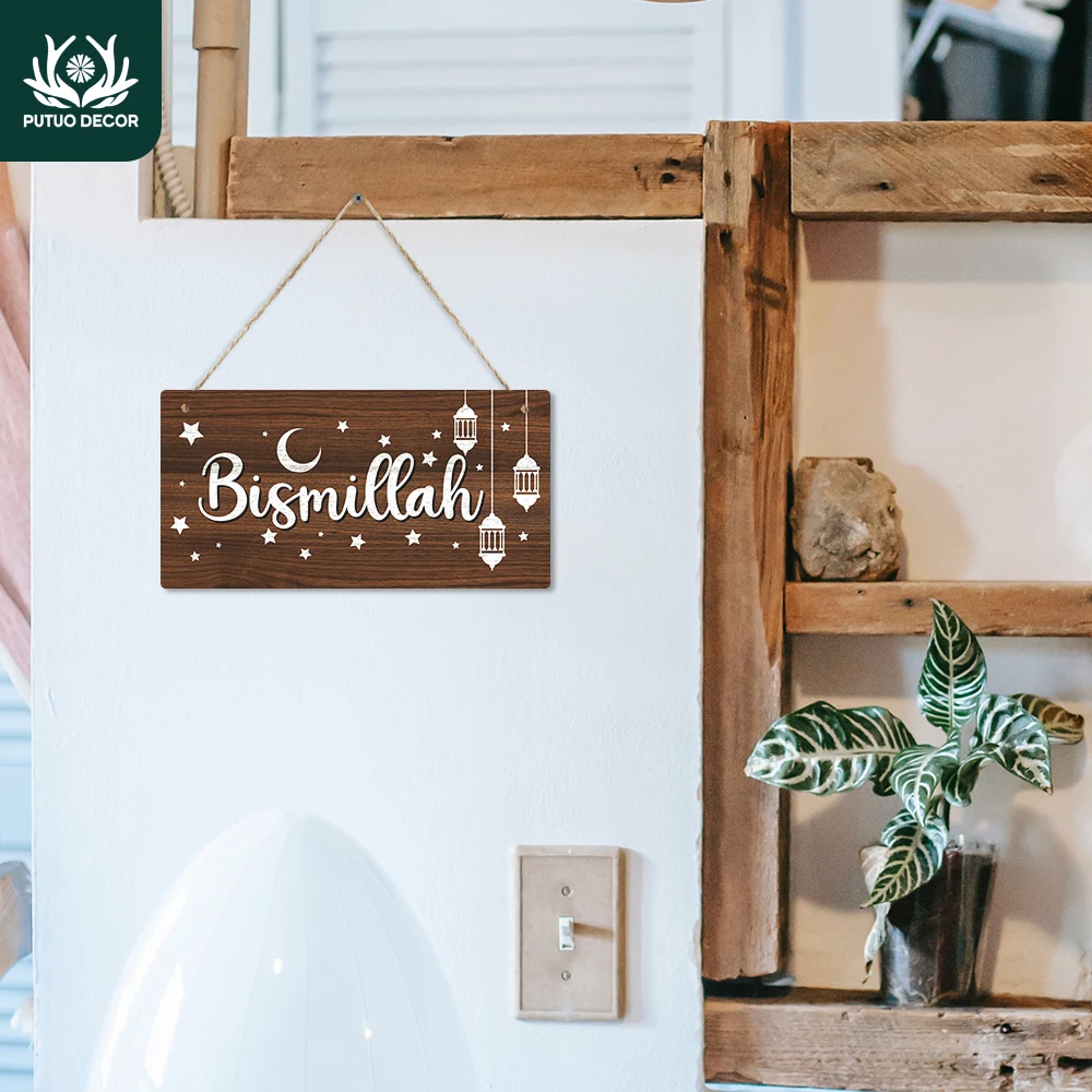 Putuo Decor 1 шт. художественный деревянный подвесной знак деревянная подвесная