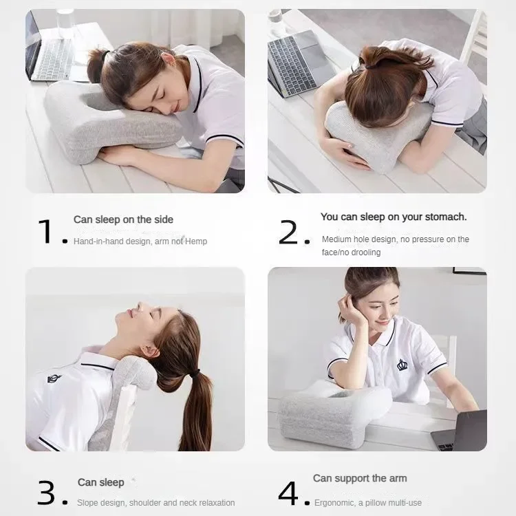 Подушка jfлегальная из тайского латекса для сна в офисе подушка положении лежа