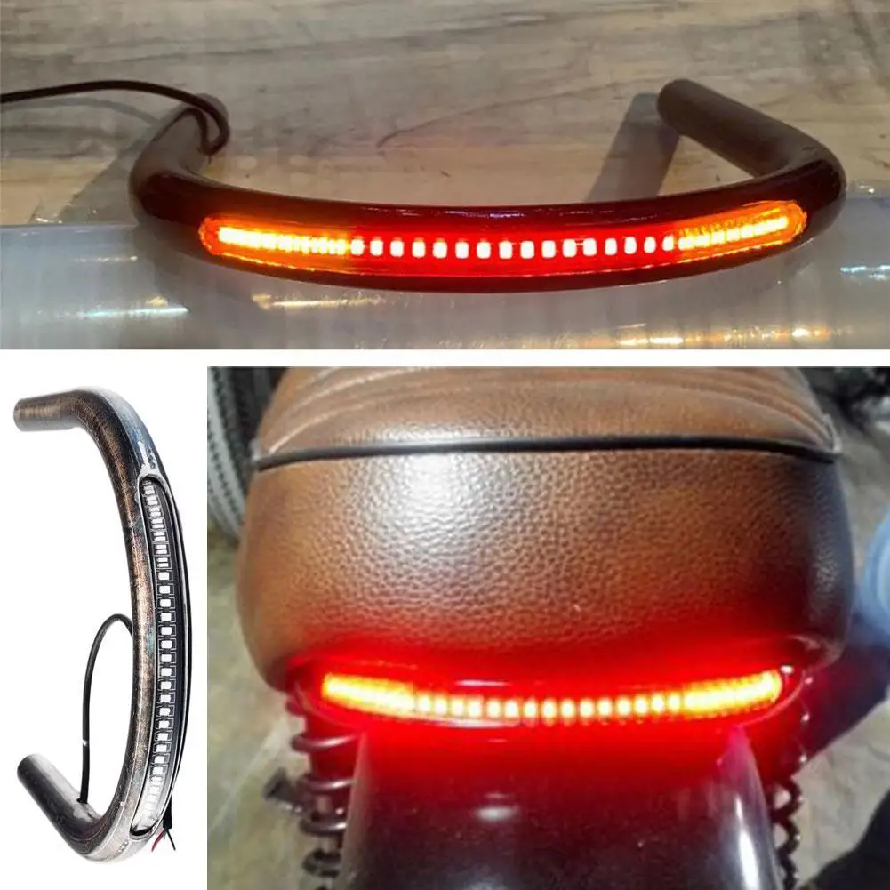 Задняя рама для мотоцикла обруч светодиодные стоп-сигналы 1 дюйм трубчатая петля