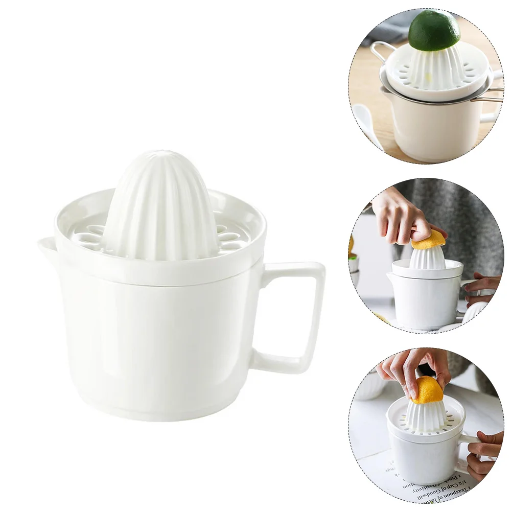 

Manual Juicer Cup Fruit Press Hand Press Lemon Squeezer Grapefruit Lemon Press Manual Hand Juicer Ceramics Citrus Squeezer