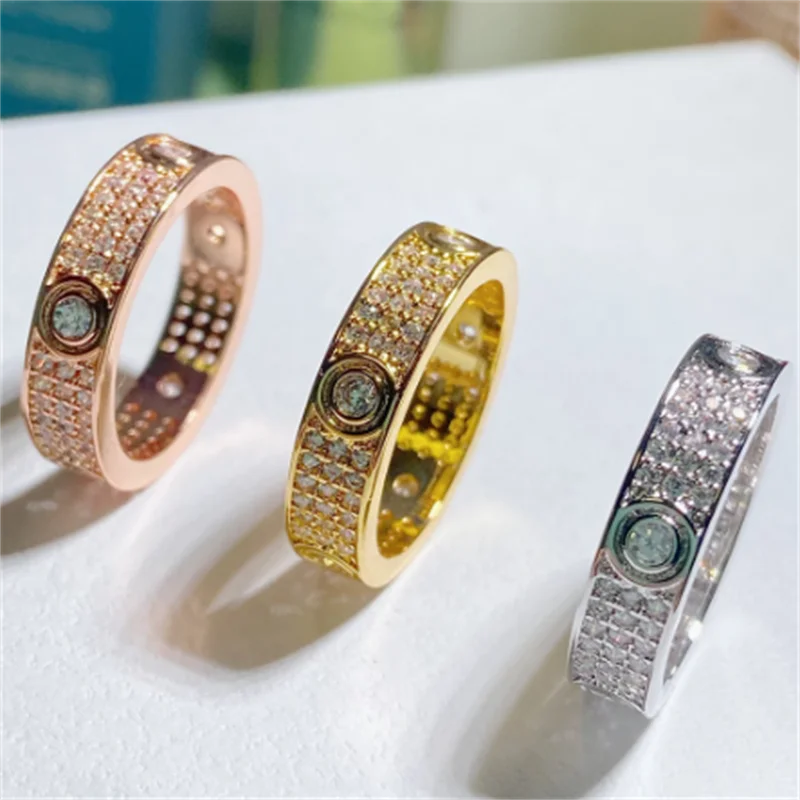 

RUIYI Fashion Brand S925 Sterling Silver Luxury Women's Couple Jewelry 2022 Top Quality Ring Girlfriend's Gift