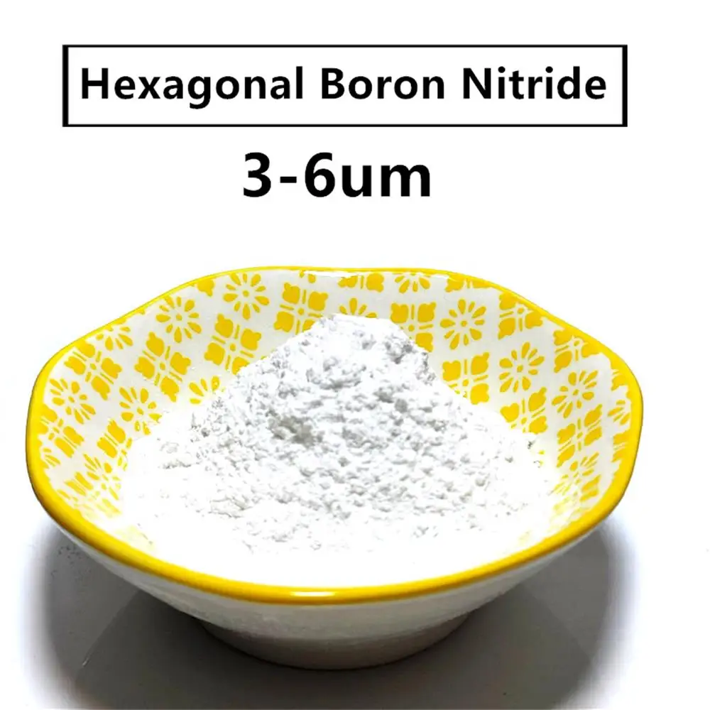 Hexagonal Boron Nitride Lubricant CAS 10043 - 11-5 HBN, Ceramic Grade Powder, 3-6um H-bn Release Agent