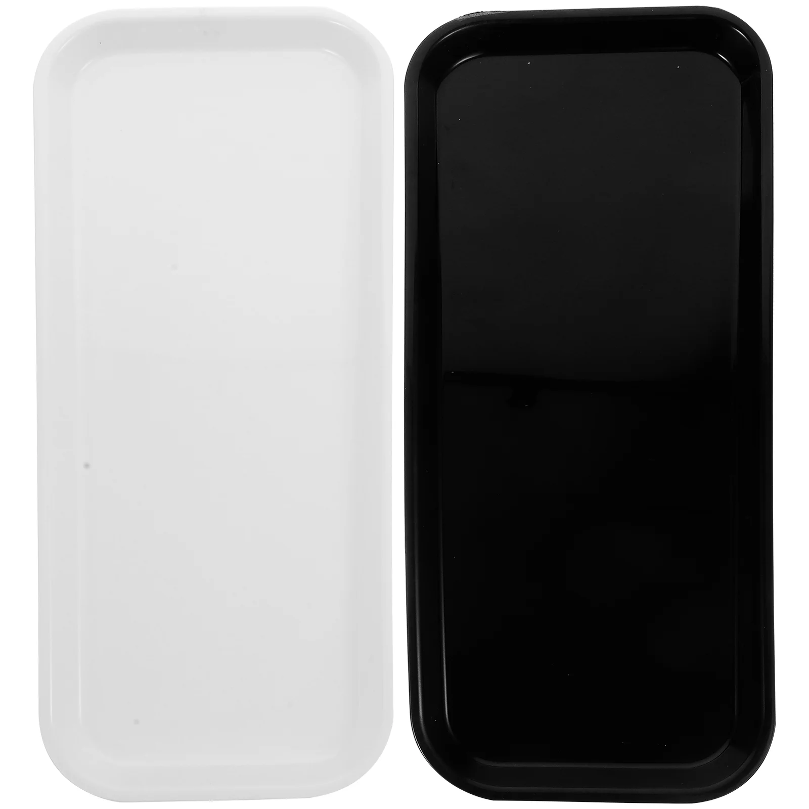 

2 Pcs Cake Display Tray Cake Tray Reusable Dessert Plate Household Fruit Tray Abs Fruits Storage Plate Snack Tray