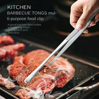 bbq clip fried steak special clip stainless steel tweezers korean fried clip barbecue clip extended food clip outdoor