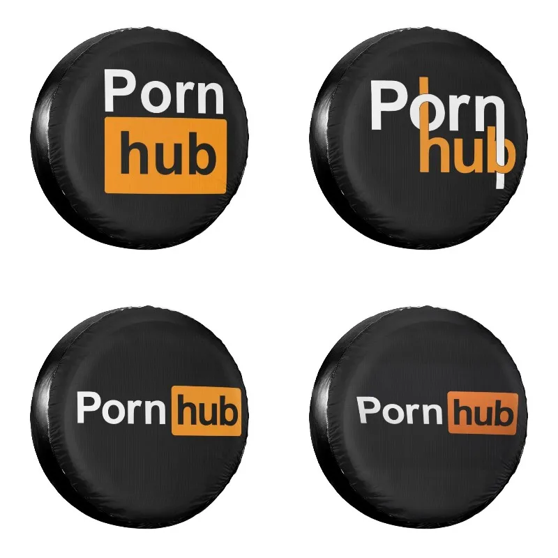 

Pornhub Logo запасная крышка для шин для Mitsubishi Pajero веб-сайты развлечения пылезащитные автомобильные колпачки для колес 14 "15" 16 "17"