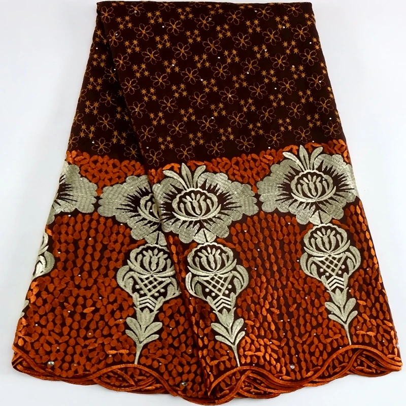 2023 новейшая хлопчатобумажная кружевная ткань высокого качества африканская