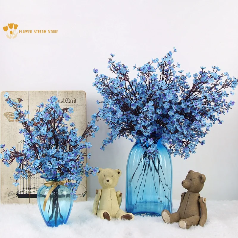 

Artificial Flowers Baby Breath Home Decor Simulation Gypsophila Bride Holding Silk Bouquet Wedding Christmas Table Decoration