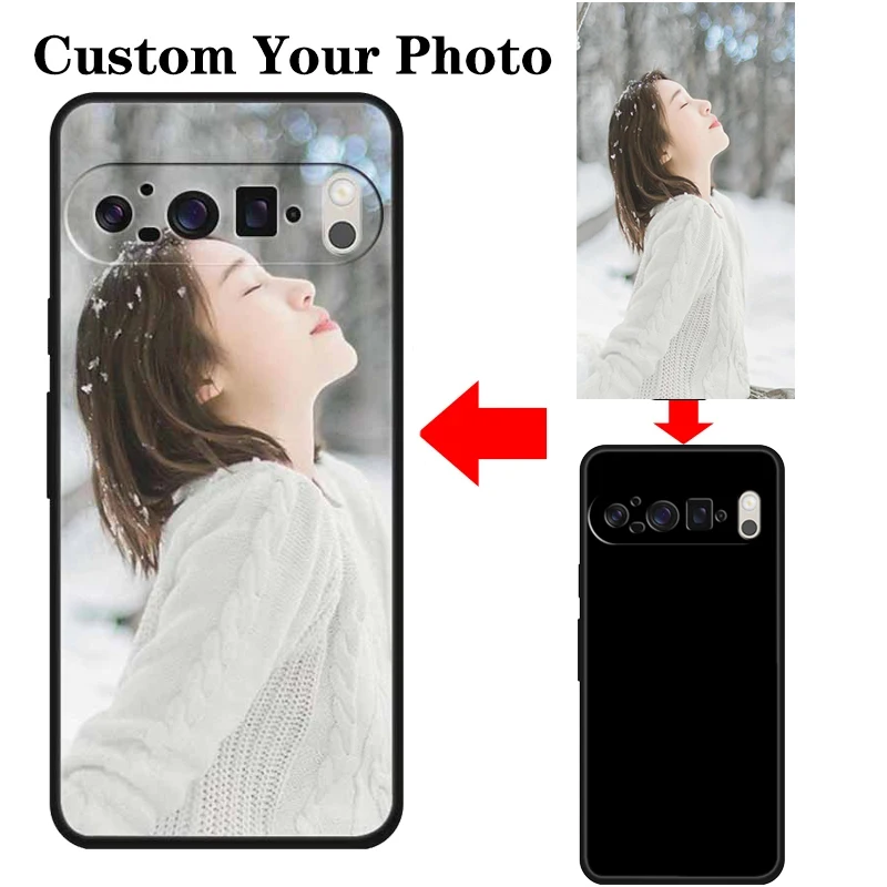 Мягкий чехол из ТПУ сделай сам для Google Pixel 9 8 7 6 Pro 9Pro XL индивидуальный силиконовый