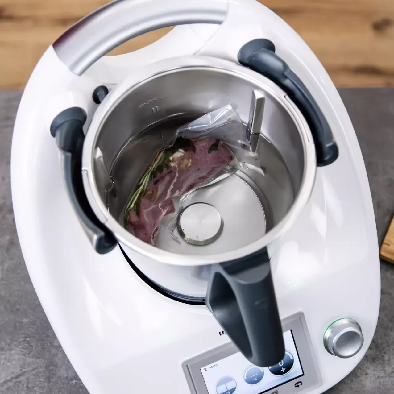 Фото Заглушка основной кастрюли для универсальной мультиварки Thermomix TM5/TM6, уплотнительная крышка для отверстия лезвия вареной воды №3