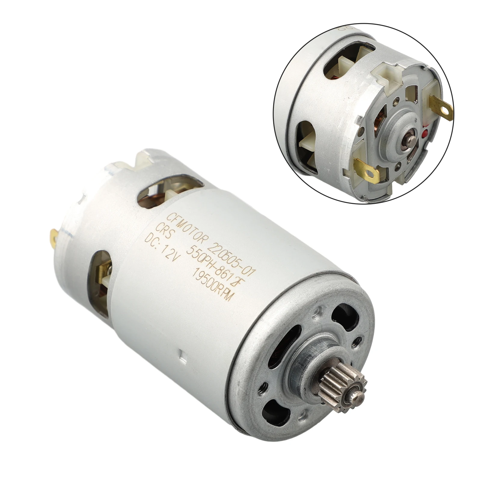 1шт 318244 Двигатель 12 зубов 9 6 В 10 5 мм RS-550VC-8022 для DS12DVF3 FDS12DVA FDS9DVA Аксессуары
