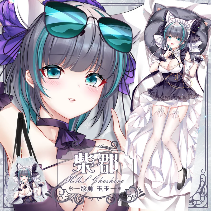

Anime Azur Lane Cheshire Sexy Dakimakura 2WAY Hugging Body Pillow Case Cosplay Japanese Pillow Cushion Cover Xmas Gifts New