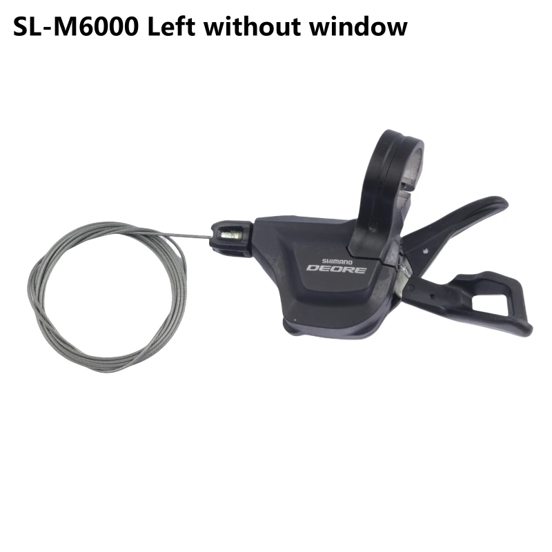 Фото Рычаг переключения передач Shimano Deore M6000, правая сторона, 10 скоростей, черный с/без окна I-spec II, правая сторона SL M6000 для горного велосипеда №2