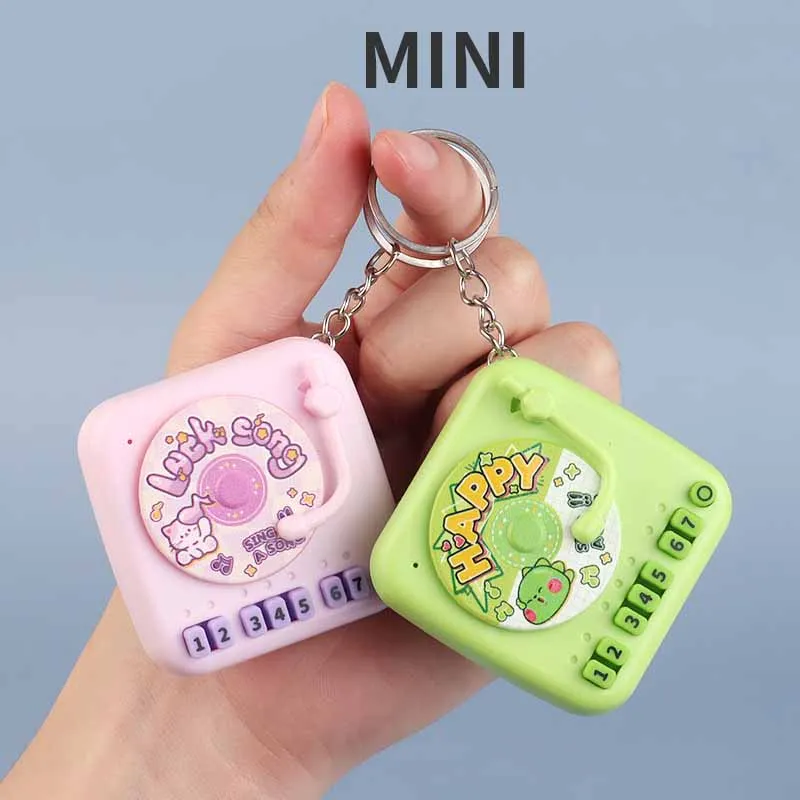 Новинка мини-граммофон ручной музыкальный электронный пианино со звуком детская