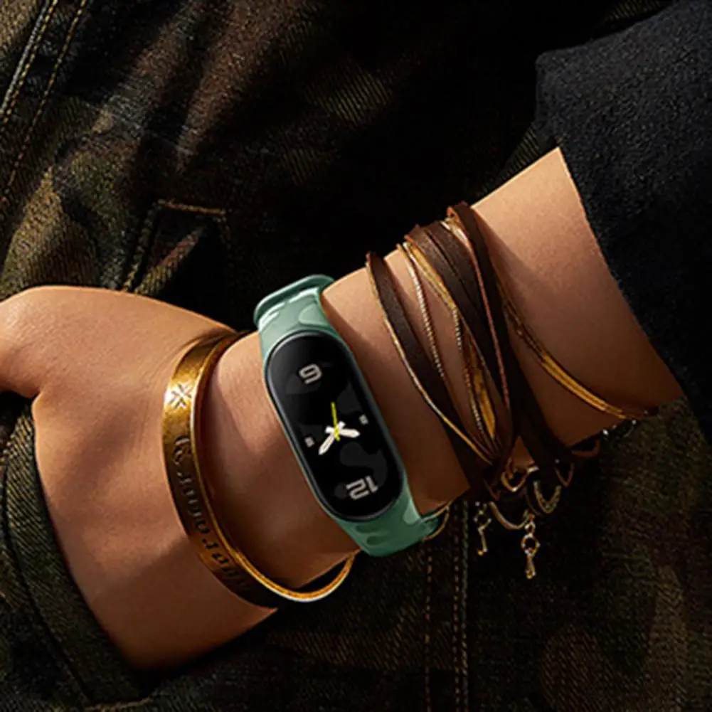 

Ударопрочный практичный спортивный смарт-браслет, сменный Браслет, Мягкий ремень