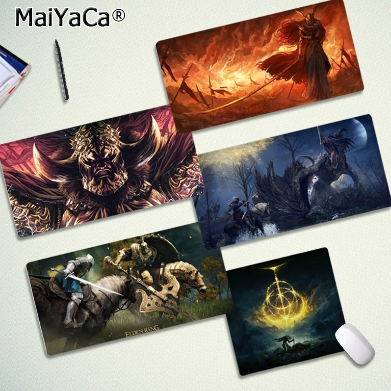 

Elden Ring Mousepad Boy Pad Laptop Gaming Mice Mousepad Size For Game Keyboard Pad For Gamer