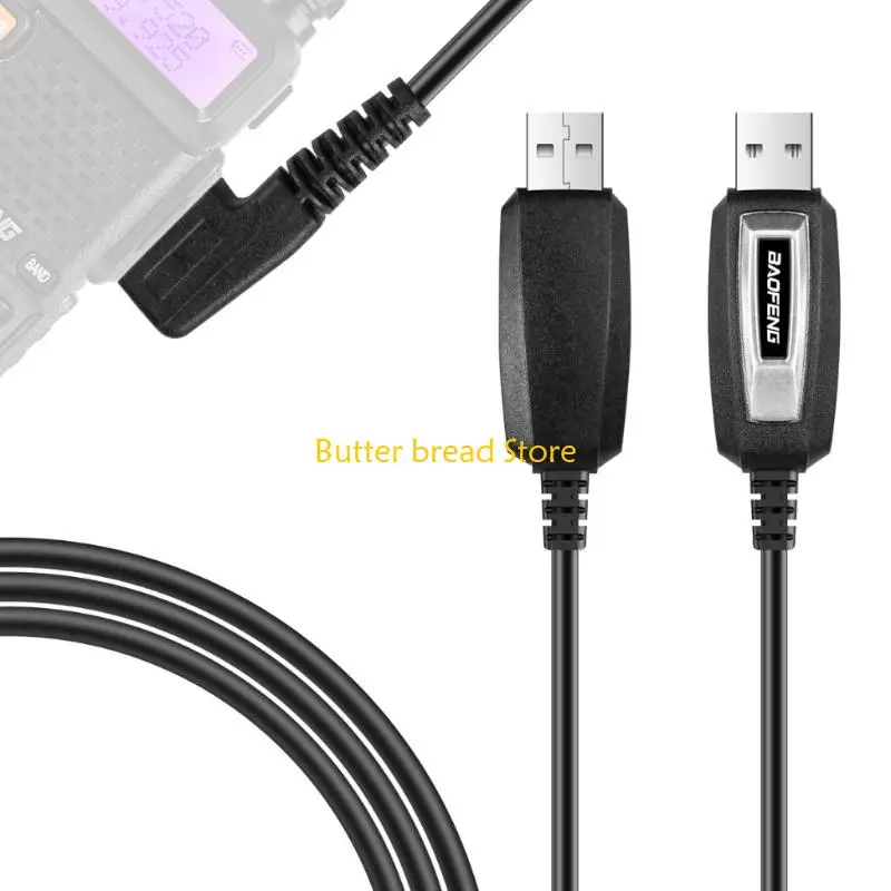 Фото W89C Портативный USB-кабель для программирования прочной конструкции длиной 100 см для двусторонних радиостанций 82 и BF 888S №5