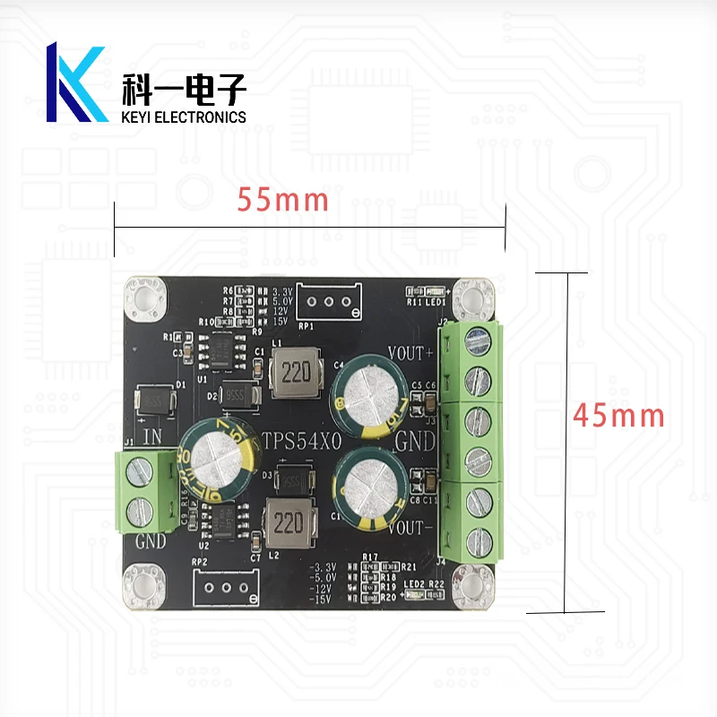TPS5430 Переключатель стабилизированный одинарный положительный и отрицательный