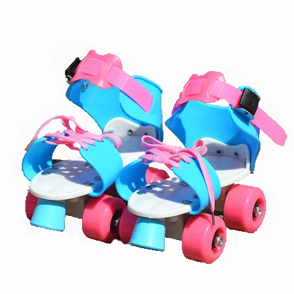 Microfiber Roller Skates Adult 2 Line Skating Shoes 4 Wheels New 2022Women Double Line Skates New