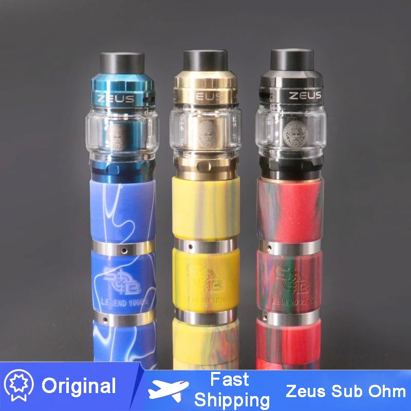 

Zeus Sub Ohm Tank SOB V2 Mech Mod 5ml RDTA Vape Atomizer Use 18650 Battery Vape Mod VS ZEUS X RDA RTA Vape Atomizer Vape Tank