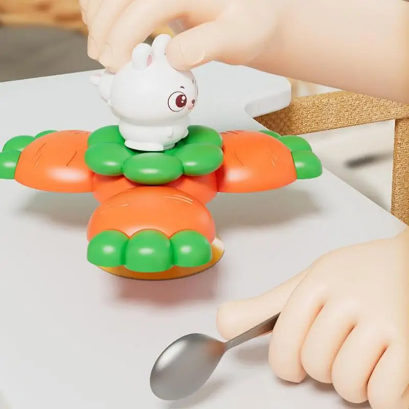 

Suction Cup Spinning Gyro Toy Animal Shape Anti Stress Educational Hand Fidget Spinner Sensory Toy Dining Chairs Rotating Rattle