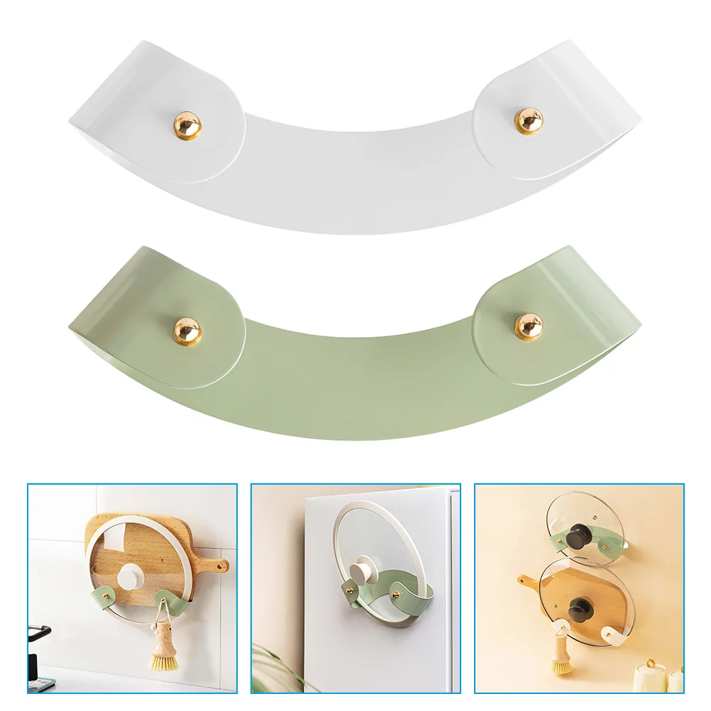 

Pot Lid Rack Organizer Holder Pan Cabinet Storage Board Cover Cutting Kitchen Wall Box Stand Rest Door Cooking Utensilhangers