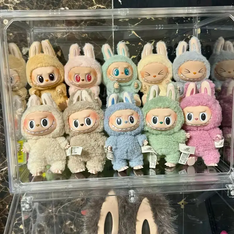 Labubu The Monsters Vinyl Face Doll Heart-Moving Macaron Blind Box Bag Figure Guessing China High-Quality Replica