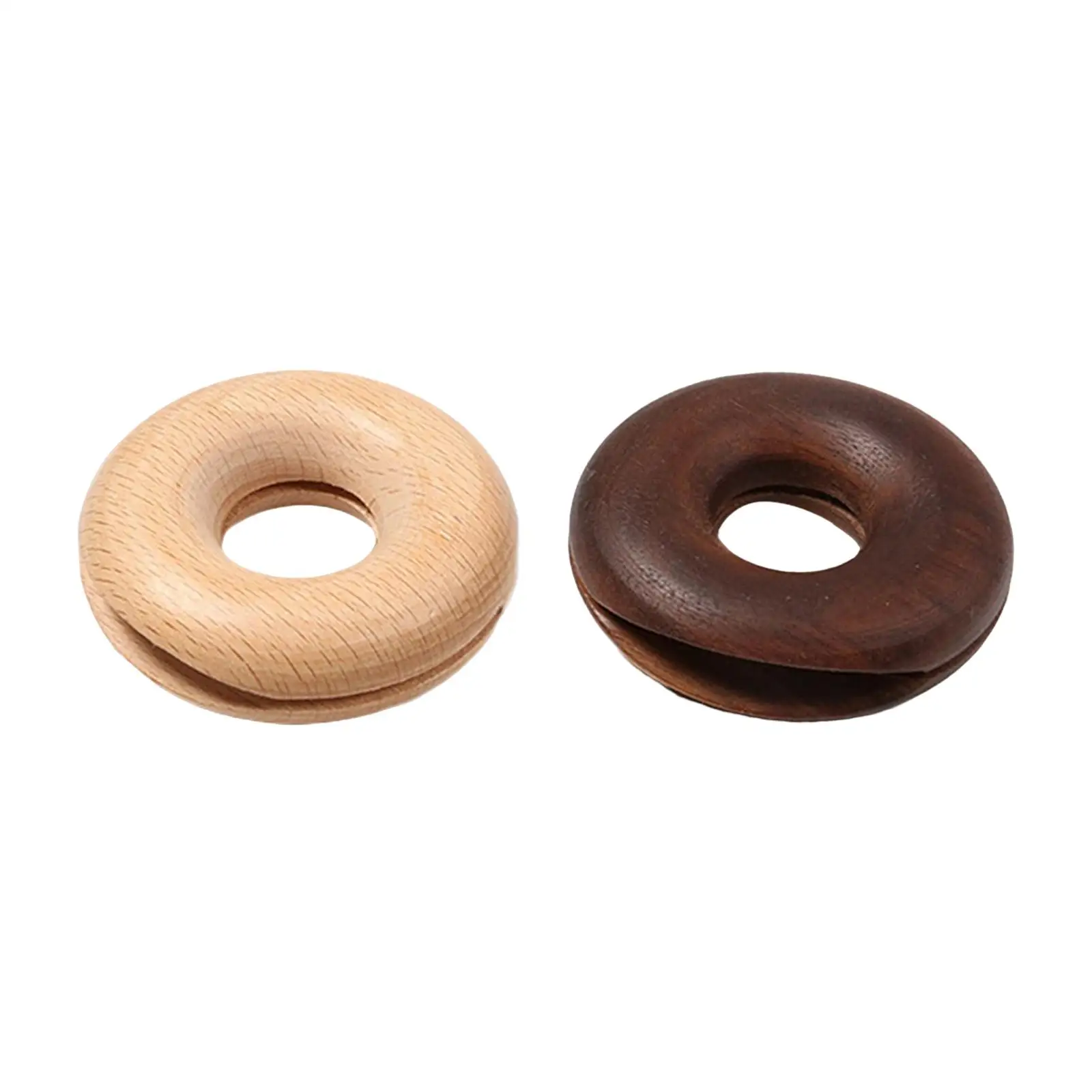 

Wooden Food Sealing Clip, Keeps Food Fresh, Donut Shape Wooden Clamp, Portable Food Packages Clips for Home Office