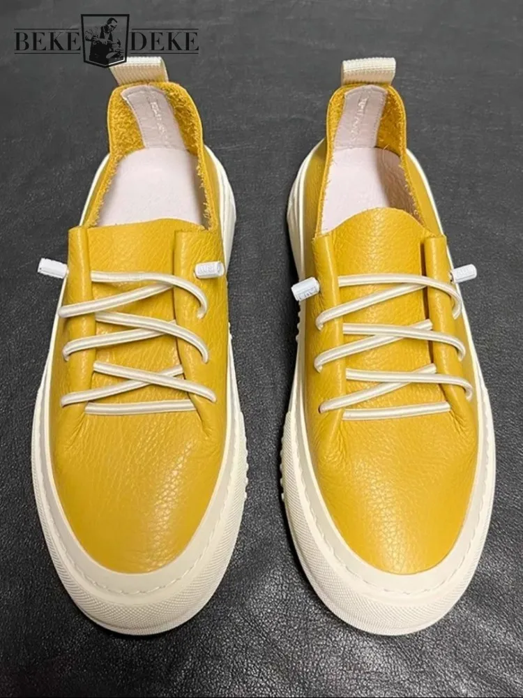 Мужские кожаные лоферы