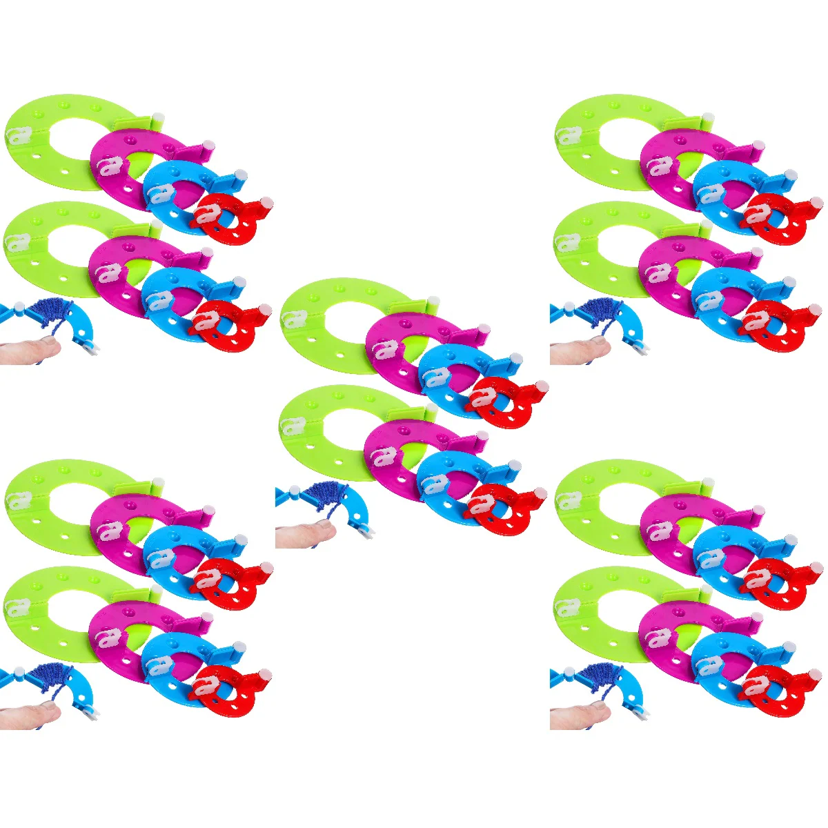 

40 Pcs Weaving Utensils Practical Reusable Craft Tools Easy to Use Pompom Makers Machines Pompom Makers