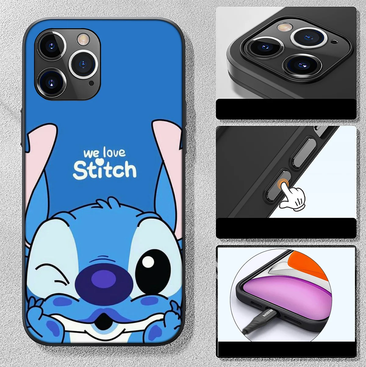 SA107 Lilo Stitch Soft Case for Huawei Nova 5T 4E 3i 3 2 2i Y6 Y6P Y7 Y9 Honor 20 20s 9X 7C Prime Lite 2019