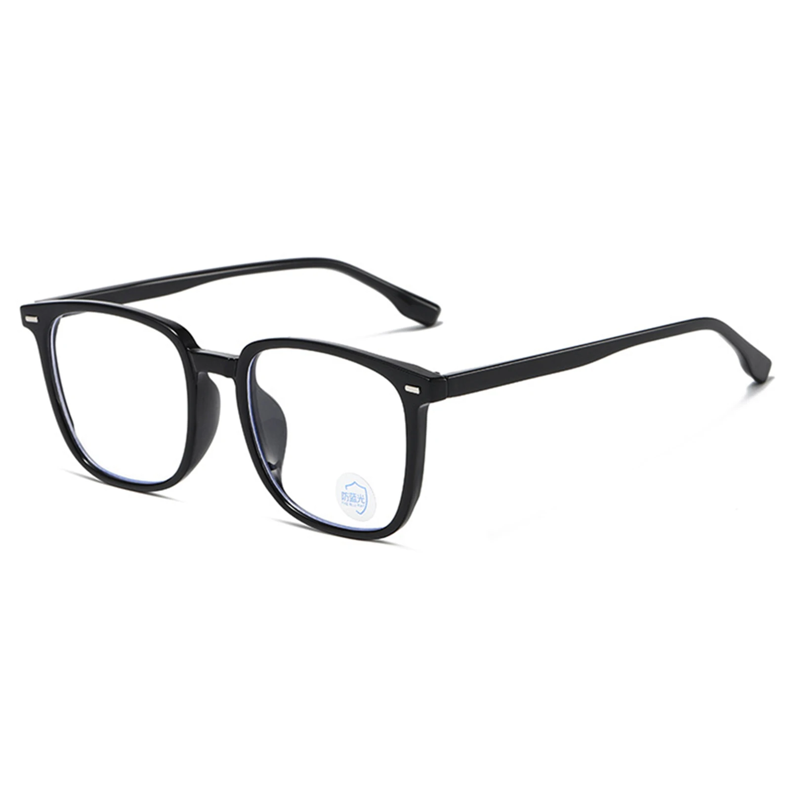 

Oversized Computer Glasses Retro Square Rim Anti Radiation Glasses for Unisex Non-Prescription Lens for Men Women Newly