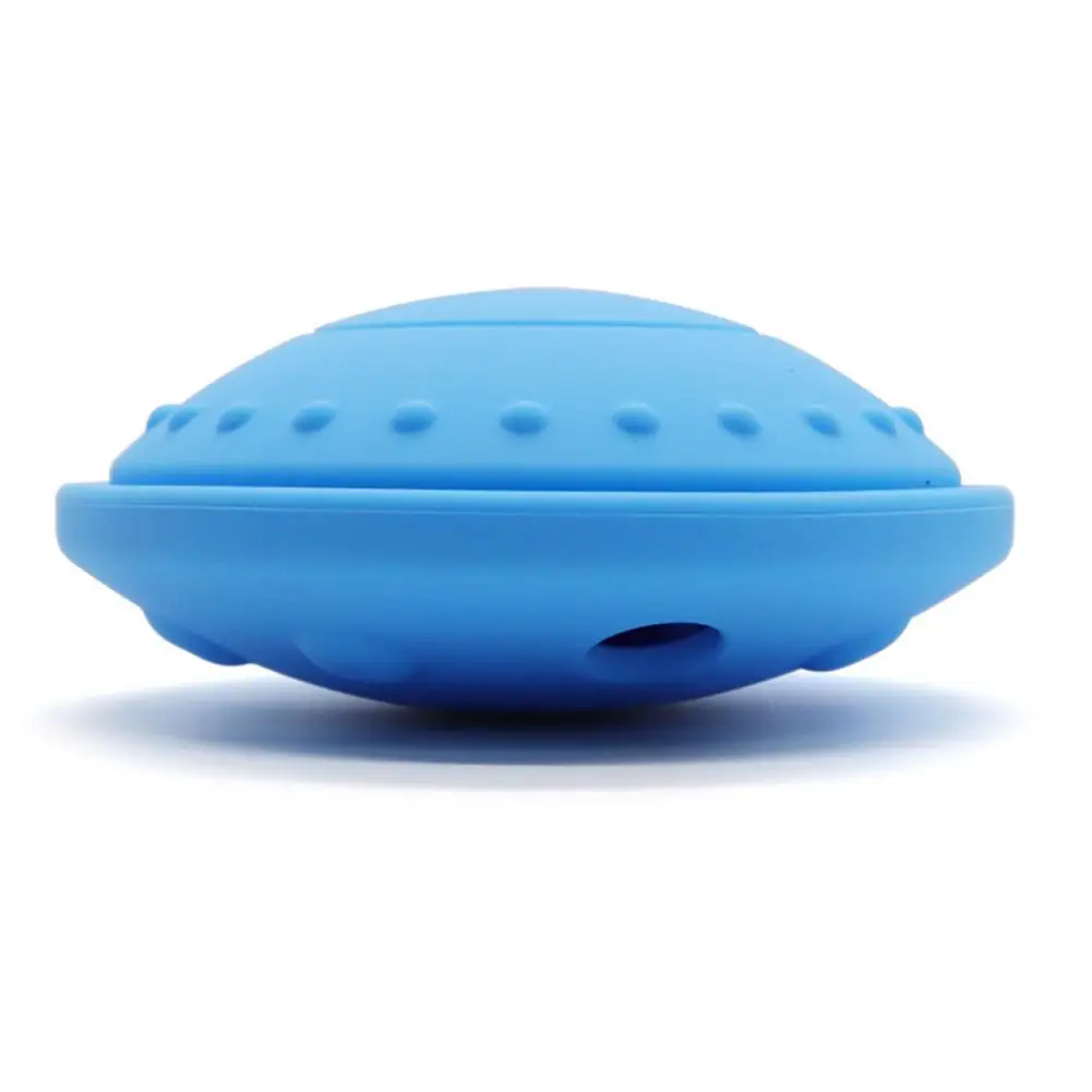 

Pet Flying Disc Toy Dog Feeding Toy Automatic Gliding Disk for Fun Bite-resistant Pet Flying Disc with Food Grade Silicone
