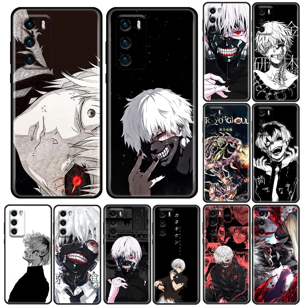 

Anime Tokyo Ghoul Manga Ken Kaneki Silicon Fundas For Huawei P20 P30 P40 Lite Back Cover P20 P30 Pro P10 P50 P Smart Z Soft Case