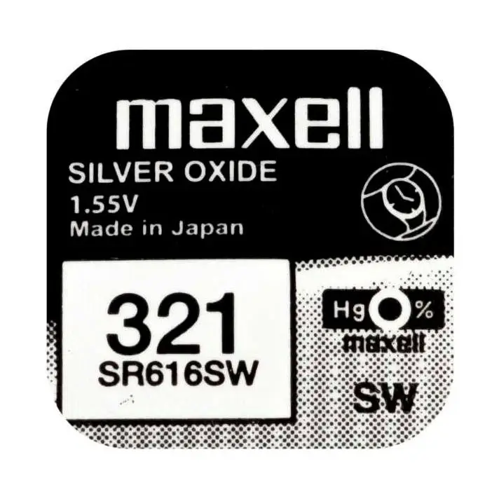10 шт. кнопочных батареек Maxell с оксидом серебра, высокопроизводительные неперезаряжаемые батарейки для часов, игрушек, электроники SR626SW SR621SW (art.: 3920db3ce2f47) - 3920db3ce2f47