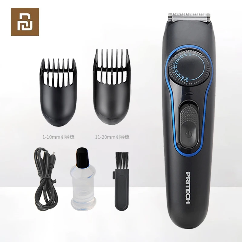 

Youpin Pritech Hair Clipper Professional Barber Machines Smart Adjustment Trimmer Beard Men's Haircut Machine for Man PR-2308