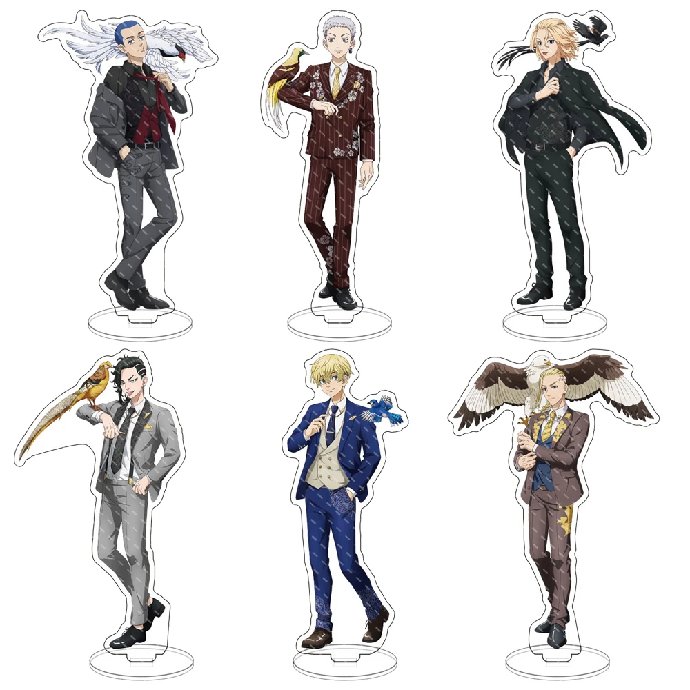 

Anime Tokyo Revengers Figure Acrylic Stands Cosplay Manjiro Ken Takemichi Hinata Atsushi Desk Decor Model Gift Collection Props