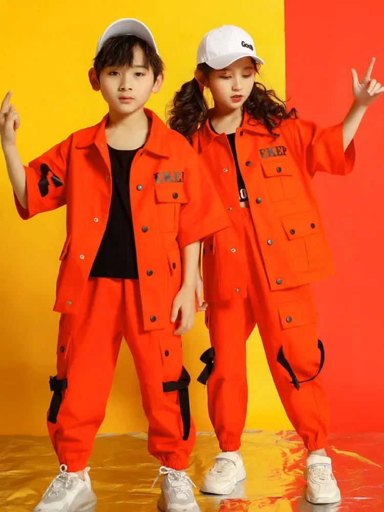 Детский комплект уличных танцев в стиле хип-хоп классная детская одежда для