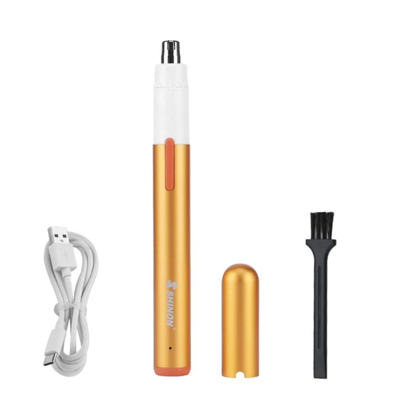 

Electric Nose Hair For Men Women with USB Charging Cable Cleaning Brush New Dropship