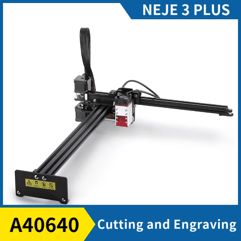 Enlarge NEJE 3 Plus Dual Beam Laser Engraver and Cutter, 255x400mm CNC Wood Router / Engraving / Cutting Machine