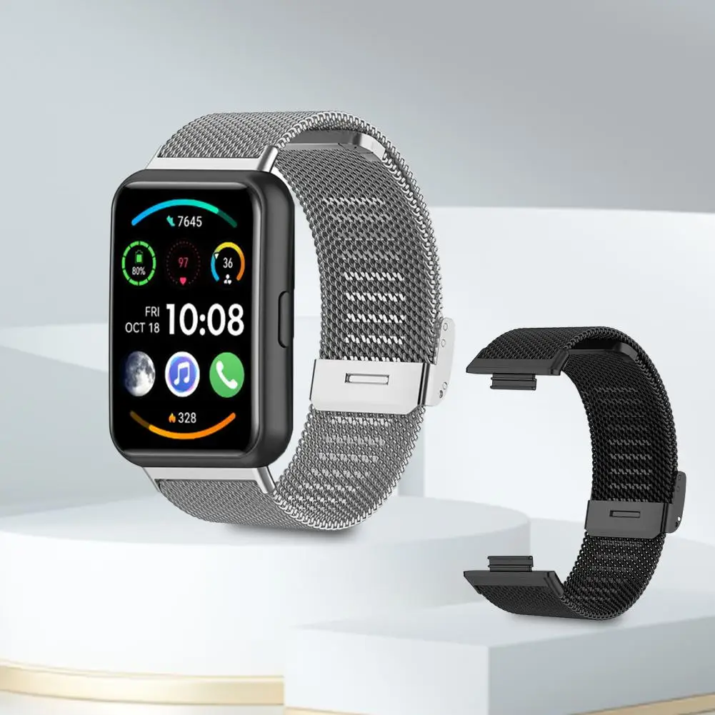 

Stylish Watch Strap Non-fading Smooth Surface Metal Wristwatch Strap Replacement Wristwatch Band Wristwatch Strap