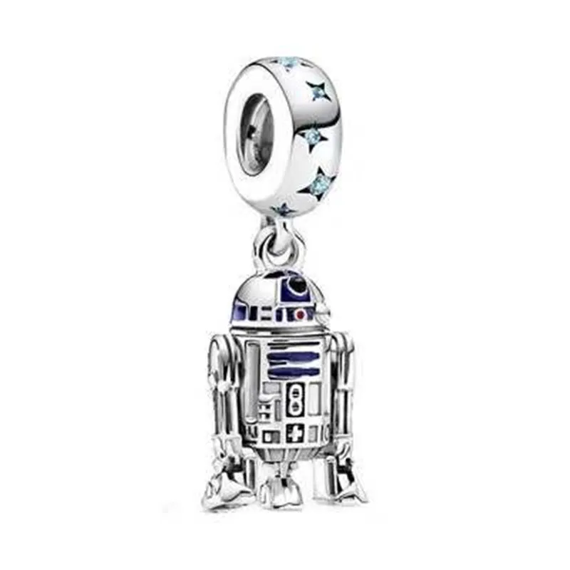 

Fit Pandora Disney Star Wars R2-D2 Charms for Jewelry Making Women Bracelet Accessories Marvel Pendant Beads DIY Girls Bangles