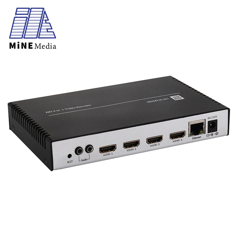 4-канальный H.265 HDMI для IP-интерфейса |