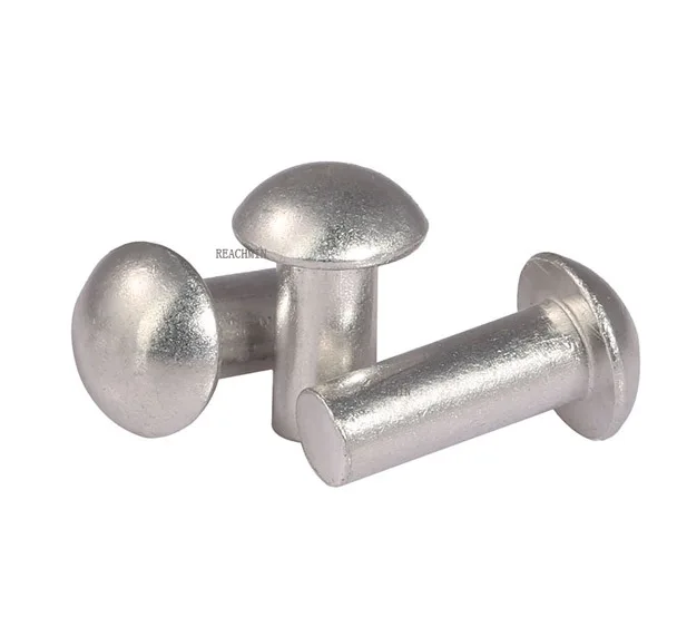 

100PCS/LOT M5*5-30MM Round Aluminum Round Solid Rivet Aluminium Alloy Aluminum Self-Plugging Rivet