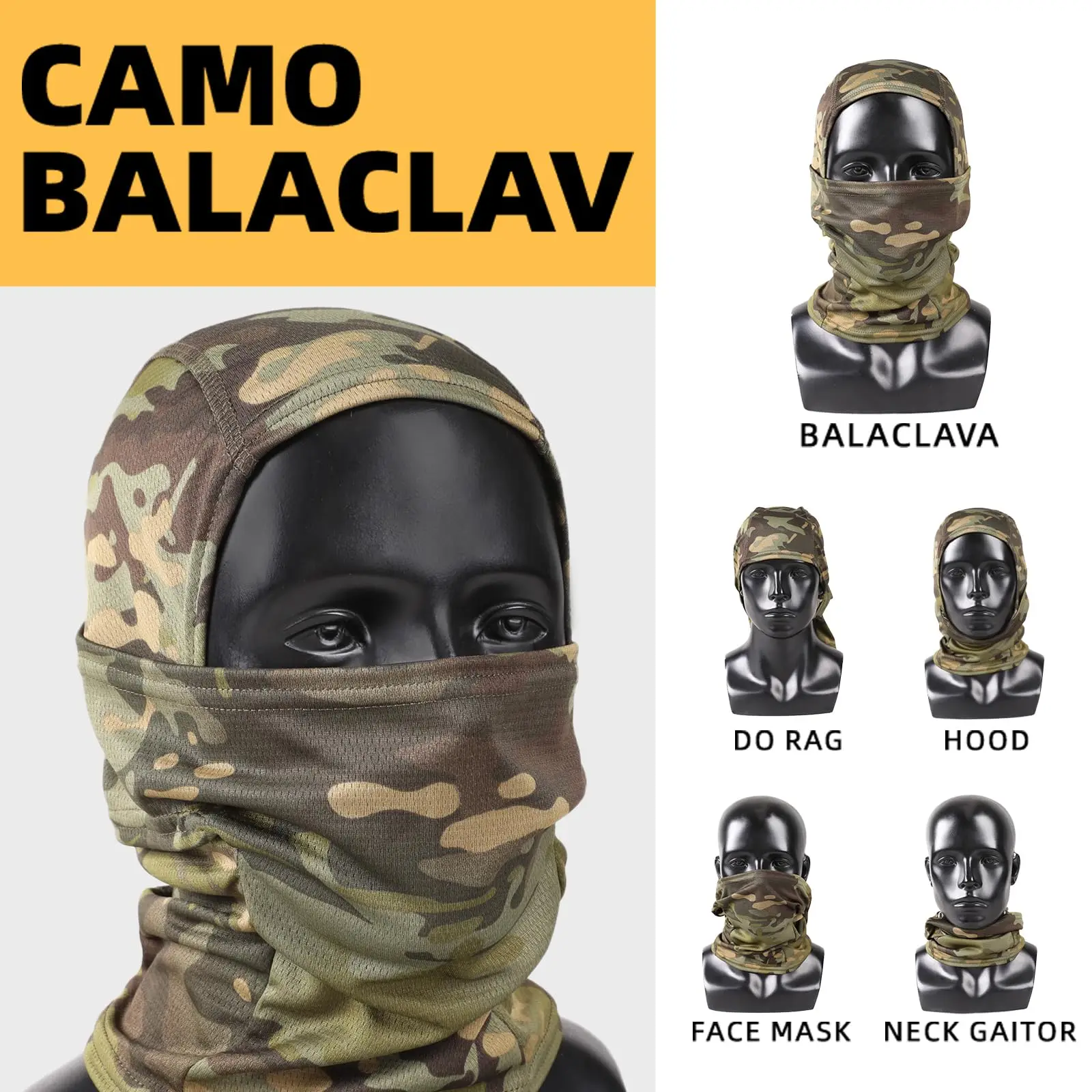 Фото Легкий тактический шлем YCTAC с высоким вырезом и гарнитурой, чехол для шлема для страйкбола, военной подготовки, охоты и стрельбы. №3