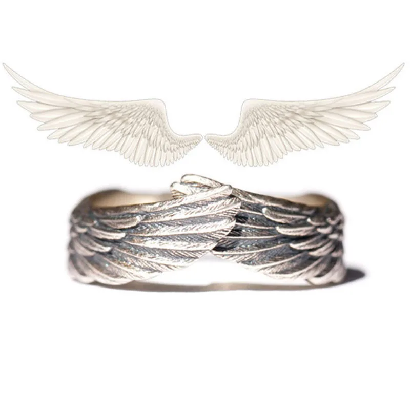 

Angel Devil Wings Open Ladies Ring Thumb Adjustable Wedding Jewelry New Gift Punisher Free Shipping