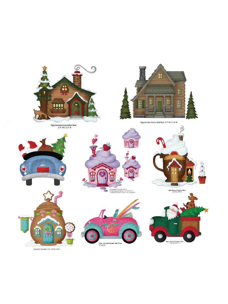 santa car candy house 2022 new	