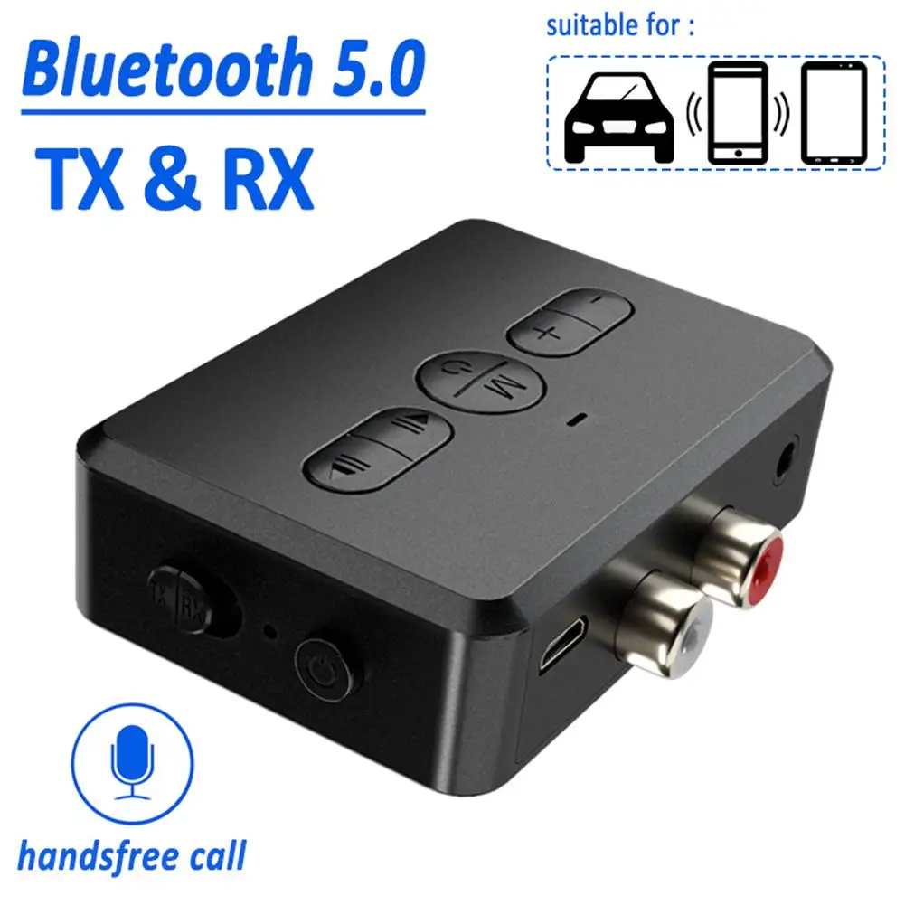 

RT01 Bluetooth-совместимый передатчик приемник 2-в-1 приемопередатчик для автомобиля компьютера ТВ динамика стерео адаптер