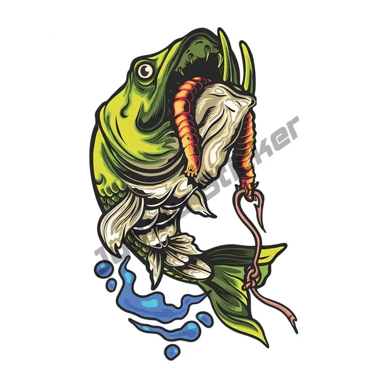 Наклейки на автомобиль с рыбой наклейки лобовое стекло водонепроницаемые